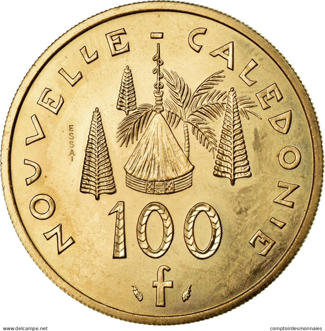 Monnaie, Nouvelle-Calédonie, 100 Francs, 1976, Paris, FDC, Nickel-Bronze - New Caledonia