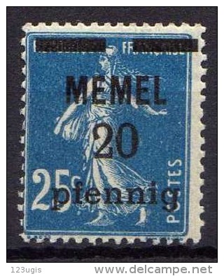 Memel 1920 Mi 20 * [010216XIV] - Memelgebiet 1923