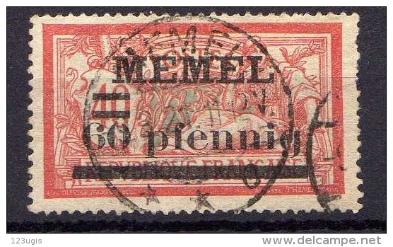 Memel 1920 Mi 24, Gestempelt [010216XIV] - Memelgebiet 1923