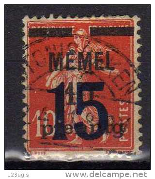 Memel 1921 Mi 34, Gestempelt [010216XIV] - Memelgebiet 1923