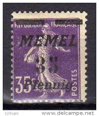 Memel (Klaipeda) 1922 Mi 84 * [010216XIV] - Memelgebiet 1923