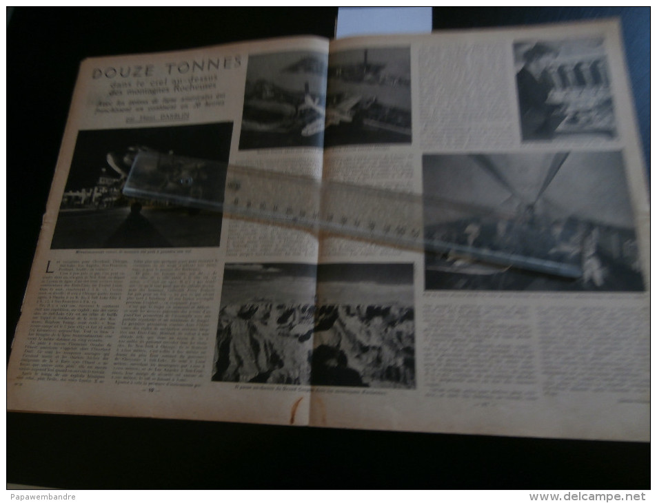 Jeunesse Magazine 39 (25/09/1938): Aviation, E A Schefer, C Genty, J Mortane,