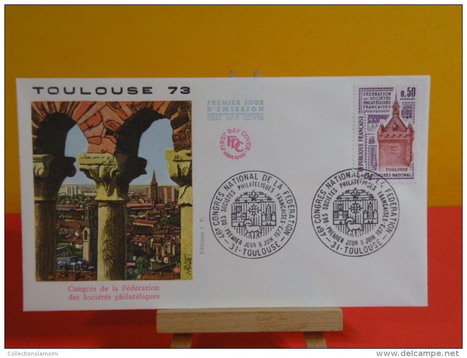 FDC- C F S P à Toulouse 73 - 31 Toulouse - 9.6.1973 - 1er Jour, - 1970-1979