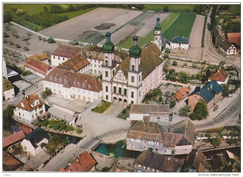 CPSM - 67 - EBERSMUNSTER - Vue Aérienne De L'église  - 009 - Ebersmunster