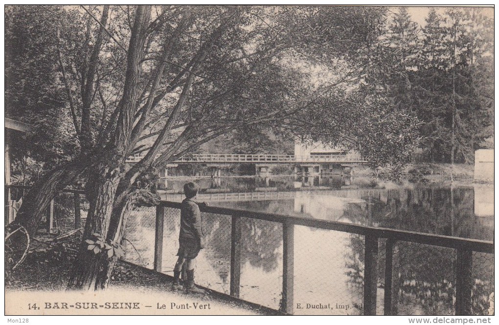 BAR SUR SEINE (10)  LE PONT VERT - EDIT DUCHAT - Bar-sur-Seine