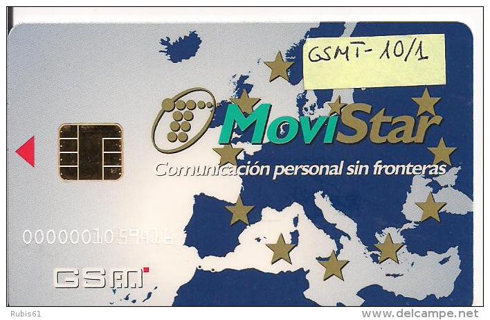 GSM MOVISTAR ACTIVA MAPA EUROPA MUY ANTIGUA - Sin Clasificación