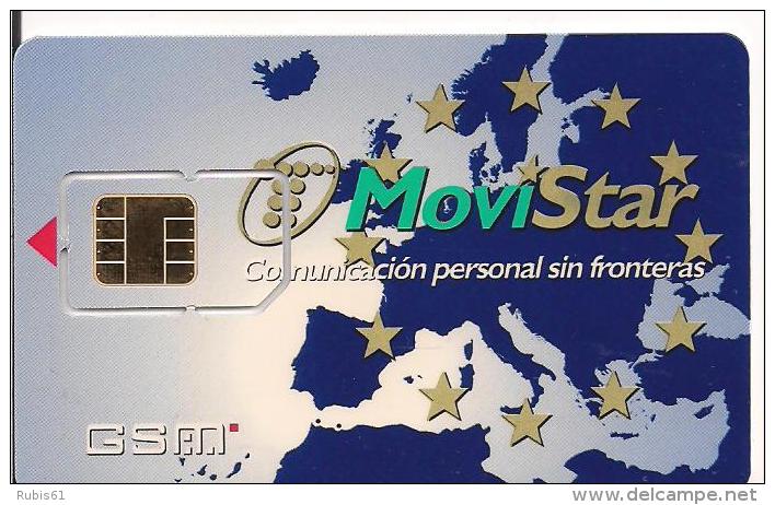 GSM MOVISTAR ACTIVA MAPA EUROPA MUY ANTIGUA - Sin Clasificación