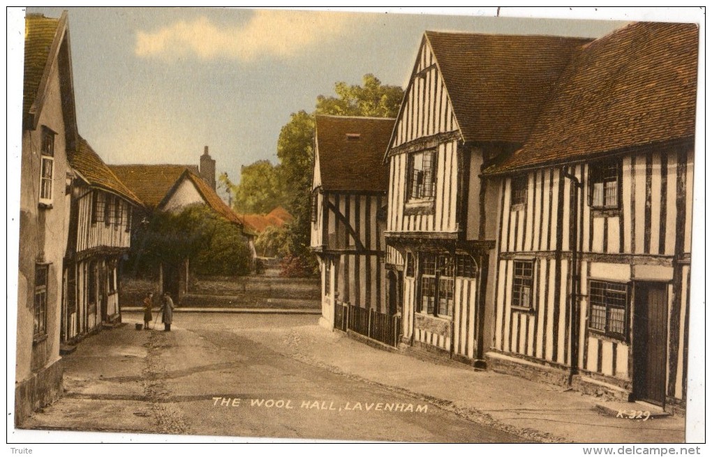 THE WOOL HALL , LAVENHAM  (CARTE GLACEE) - Autres & Non Classés