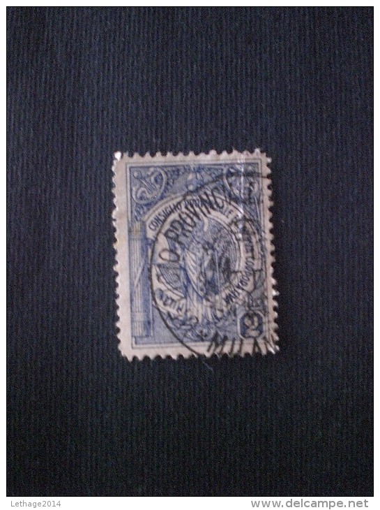 STAMPS ITALIA REGNO 2 LIRE BLUE FISCALE CONSIGLIO COOPERATIVA ECONOMA MILANO - Revenue Stamps