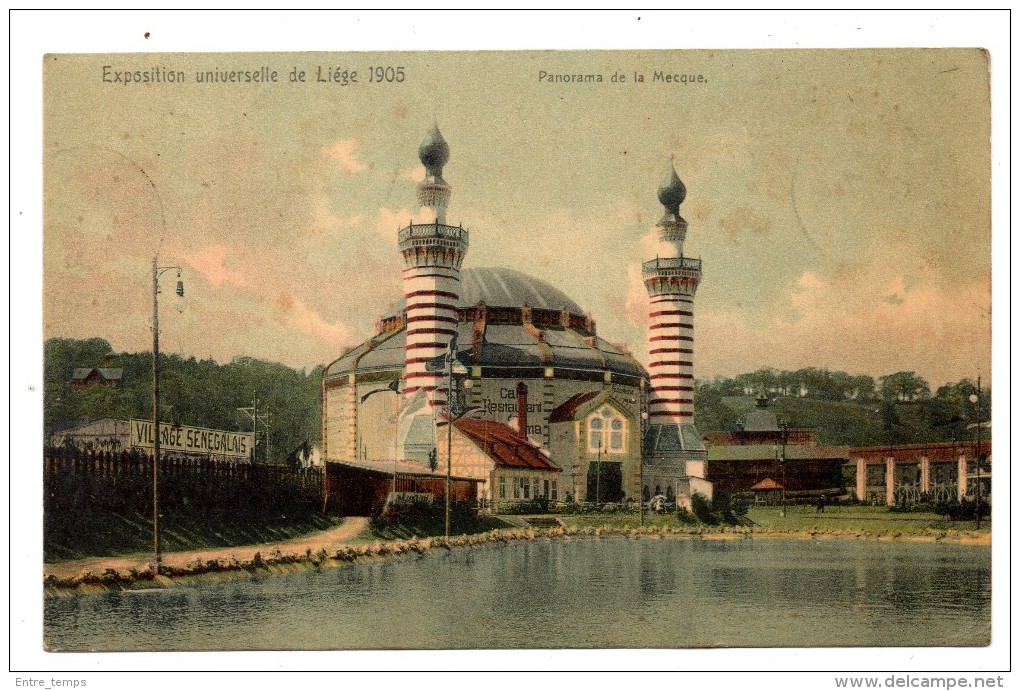 Liège Carte Officielle Expo 1905 - Liege