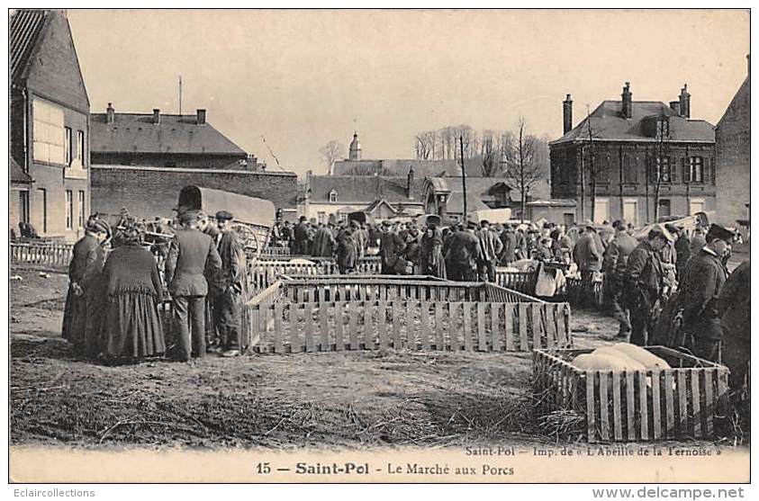 Saint Pol Sur Ternoise    62      Marché  Aux Porcs - Saint Pol Sur Ternoise