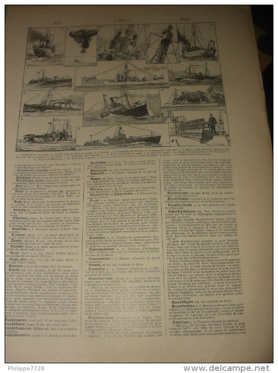 Planche Bâtiments De Flottille 1920/1924 - Other & Unclassified