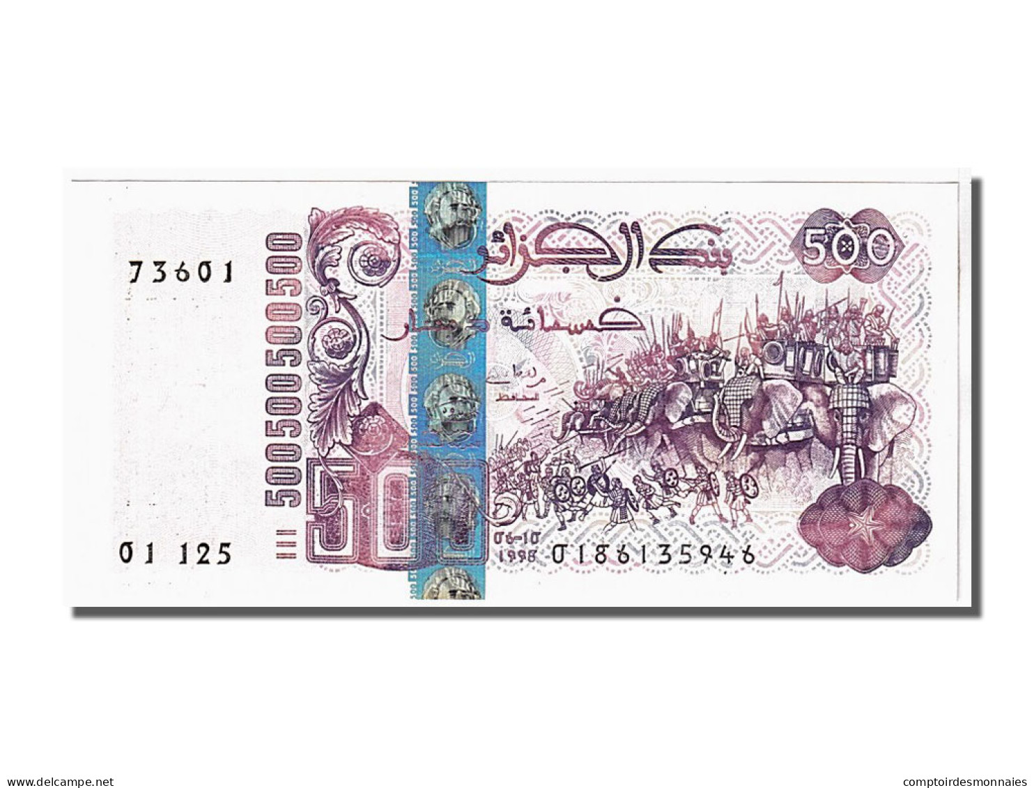 Billet, Algeria, 500 Dinars, 1998, KM:141, NEUF - Algerien