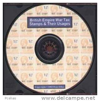 British Empire War Tax Stamp Usage (Philatelic Literature CD) - Filatelie En Postgeschiedenis