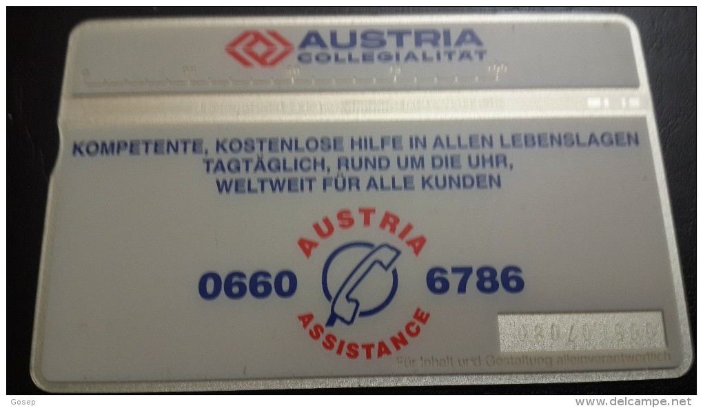 Austria-(f21)-austria Assistance-(605l)-(100units)-tirage-5.050+1card Prepiad Free - Austria