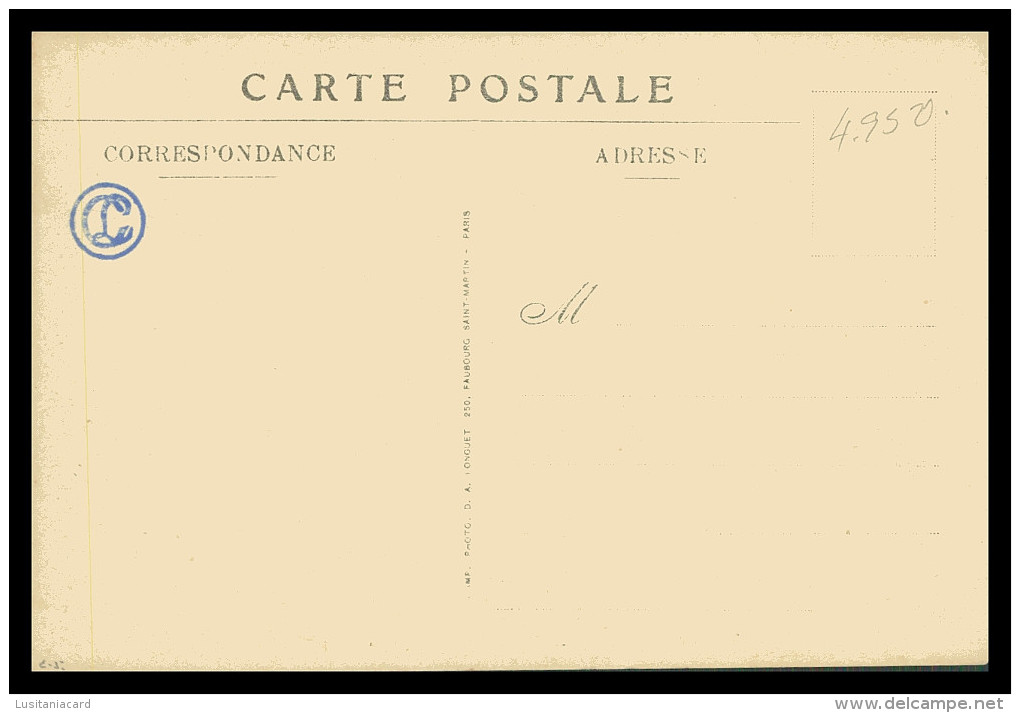 GUINÉ -BISSAU - COSTUMES -Guiné Portugaise - Danceurs Mancagnes ( Ed. D. A. Longuet Nº 43)   Carte Postale - Guinea-Bissau