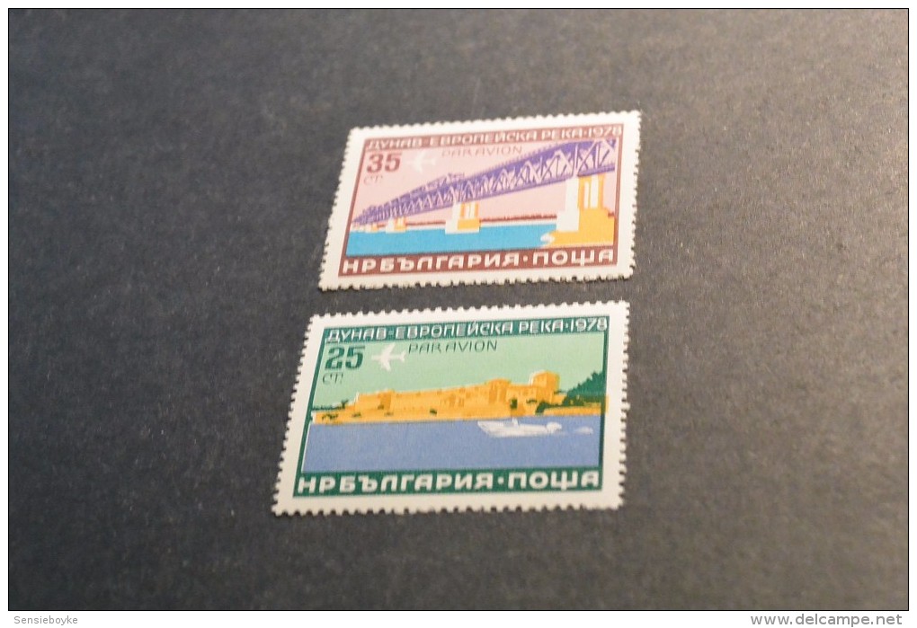 M327- Set MNHBulgaria / Bulgarie 1978 Danube Shipping (European Danube Commission) - Ponti