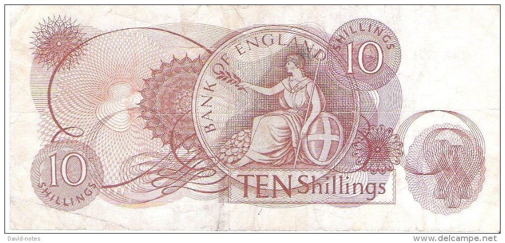 England - Pick 373 - 10 Shillings 1962-1966 - F - 10 Schillings