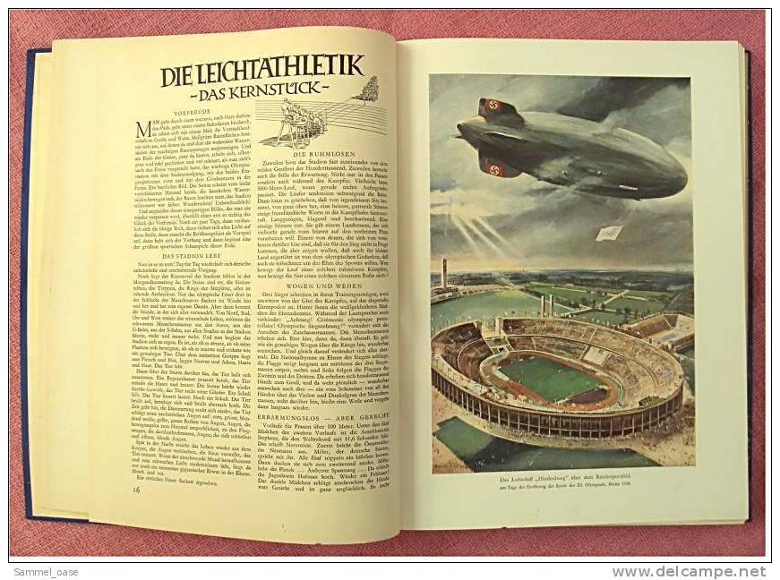 Sammelbilder Album leer - Olympiade 1936 Berlin -  Band 2  -  von Reemtsma