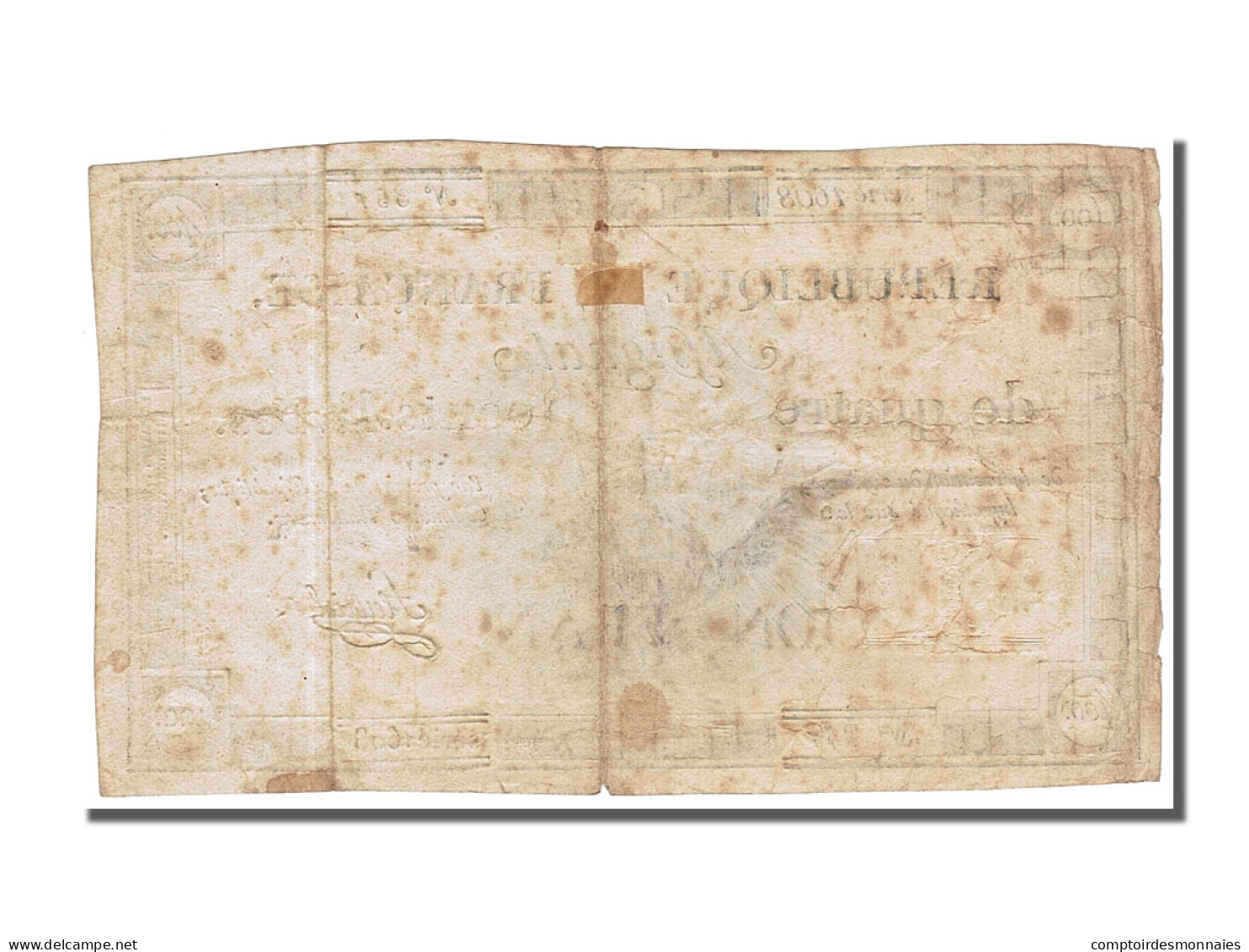 Billet, France, 400 Livres, 1792, Fleuriel, TTB, KM:A73, Lafaurie:163 - Assignats & Mandats Territoriaux