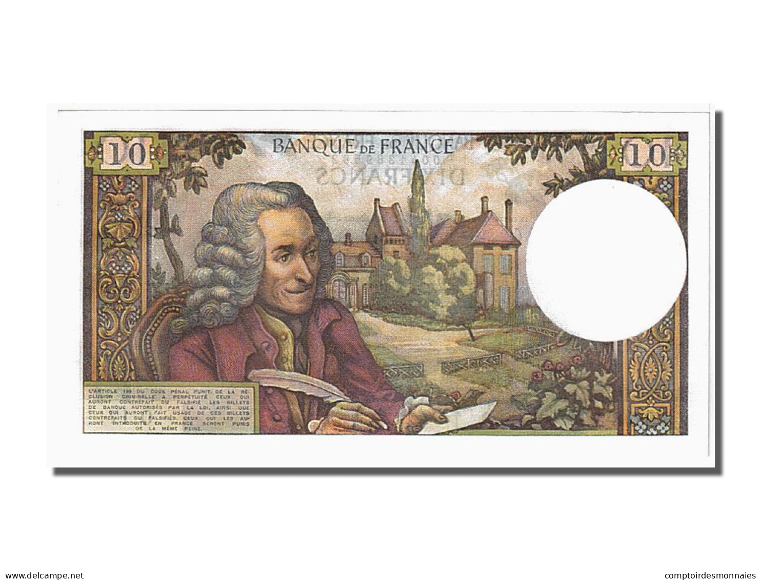 Billet, France, 10 Francs, 10 F 1963-1973 ''Voltaire'', 1963, 1963-07-11, SPL - 10 F 1963-1973 ''Voltaire''