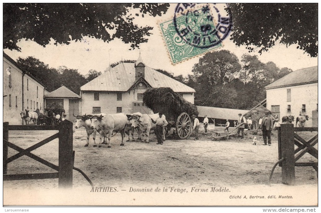 95 - ARTHIES - Domaine De La Feuge, Ferme Modèle - Arthies