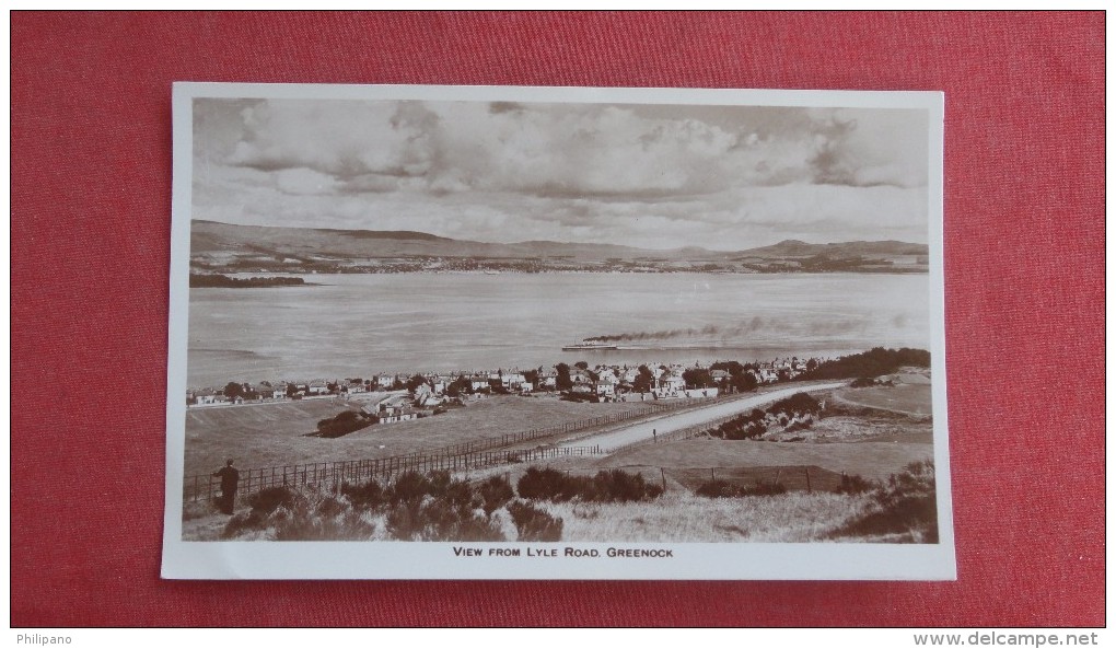 GREENOCK - FROM LYLE ROAD RPPC =   ========= ==  =87 - Renfrewshire