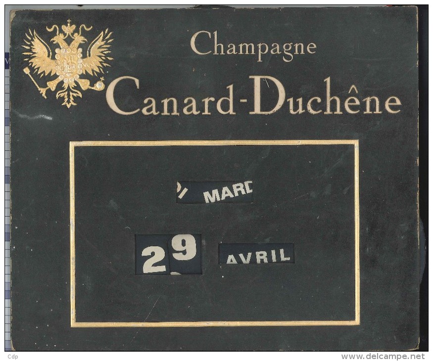 Calendrier Perpétuel Champagne - Autres & Non Classés