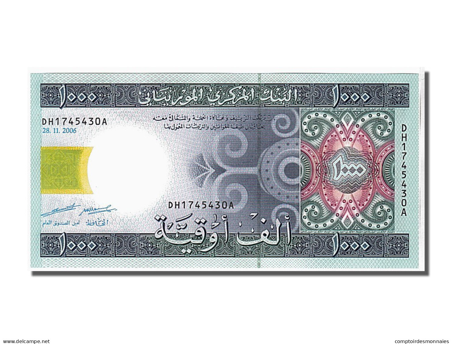 Billet, Mauritanie, 1000 Ouguiya, 2006, NEUF - Mauritania