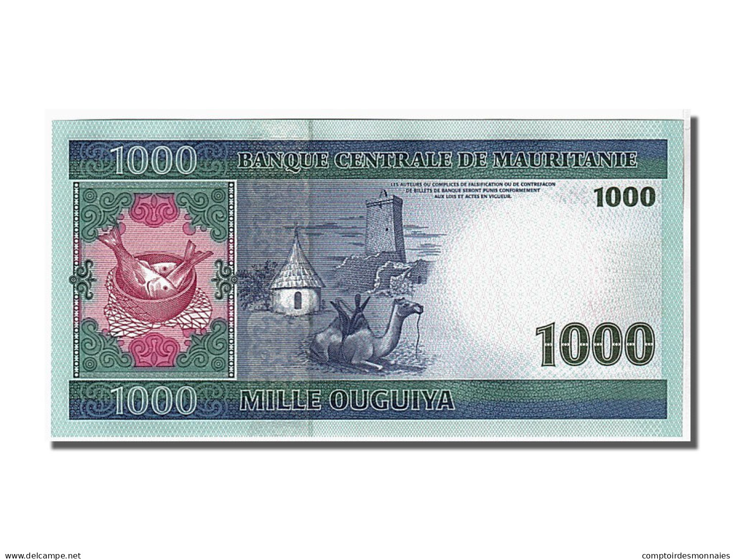 Billet, Mauritanie, 1000 Ouguiya, 2006, NEUF - Mauritanien