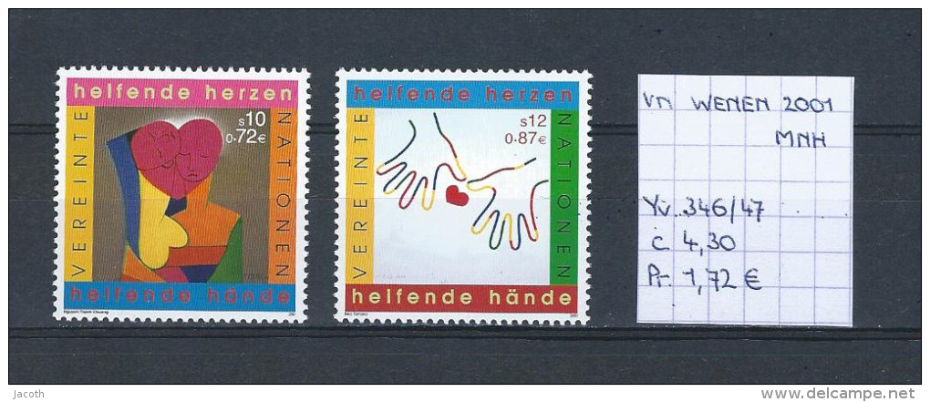 VN Wenen 2001 - Yv. 346/47 Postfris/neuf/MNH - Ongebruikt