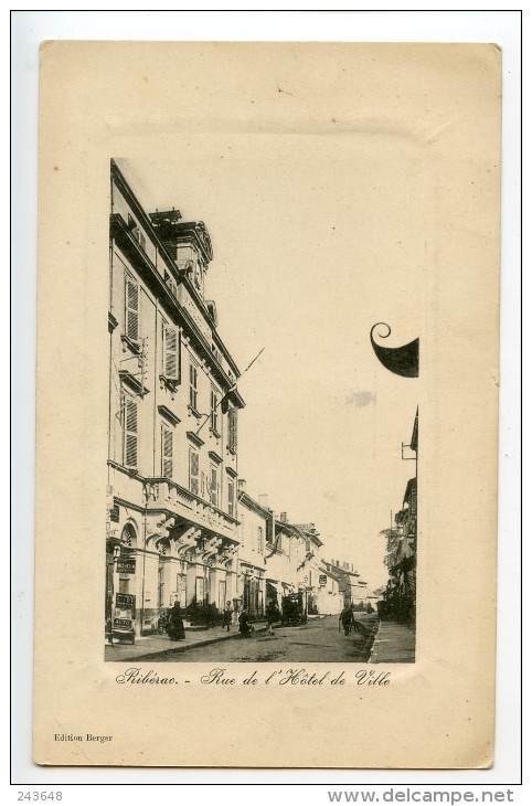 Ribérac Rue De L'hôtel De Ville - Riberac