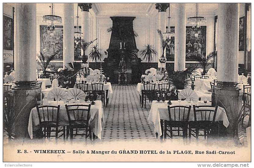 Wimereux     62    Salle A Manger Du Grand Hôtel De La Plage Rue Carnot - Autres & Non Classés