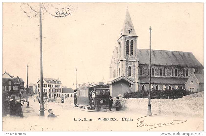 Wimereux     62    Un Tramway Dans Une Rue - Autres & Non Classés