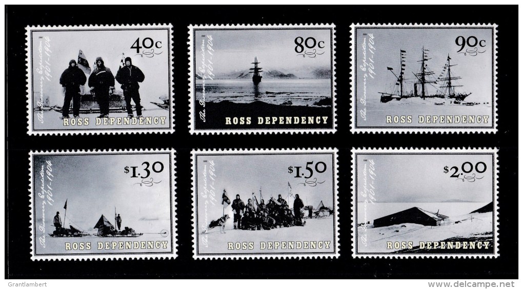 Ross Dependency (New Zealand) 2002 The Discovery Expedition Set Of 6 MNH - Unused Stamps