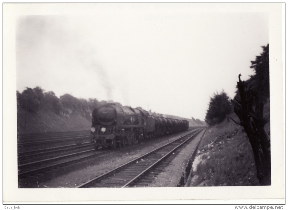 Railway Photo SR MN 35025 Brocklebank Line Basingstoke 1962 Southern Loco - Trains