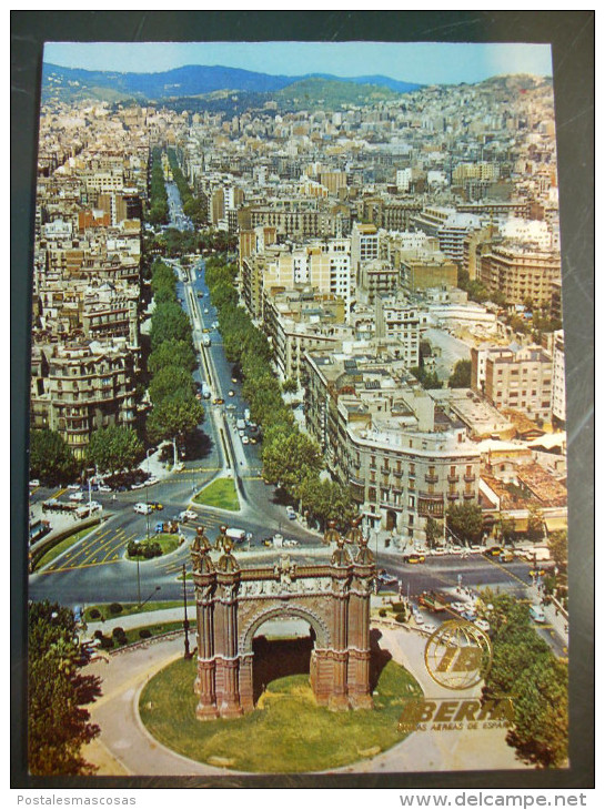 4752 ESPAÑA SPAIN CATALUÑA CATALUNYA BARCELONA ARCO DEL TRIUNFO POSTCARD POSTAL IBERIA AÑOS 70 - TENGO MAS POSTALES - Barcelona