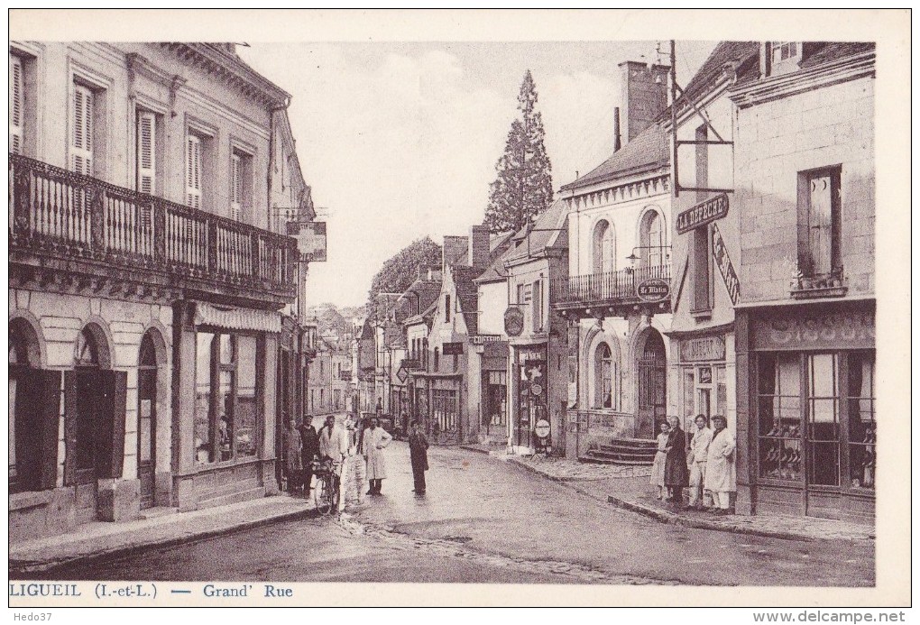 Ligueil - Grand'Rue - Other & Unclassified