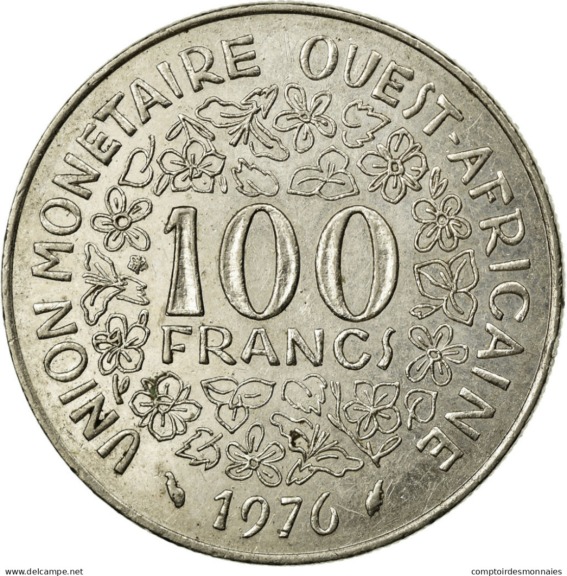 Monnaie, West African States, 100 Francs, 1976, TTB+, Nickel, KM:4 - Autres – Afrique