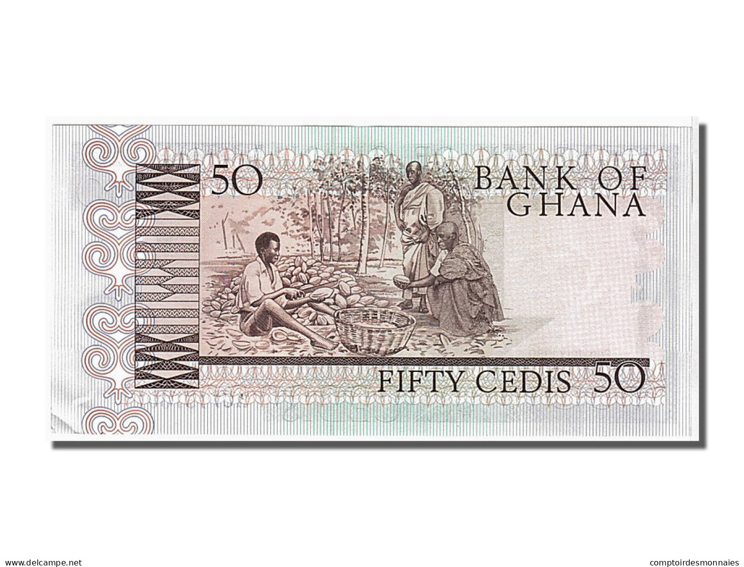 Billet, Ghana, 50 Cedis, 1980, 1980-07-02, KM:22b, NEUF - Ghana