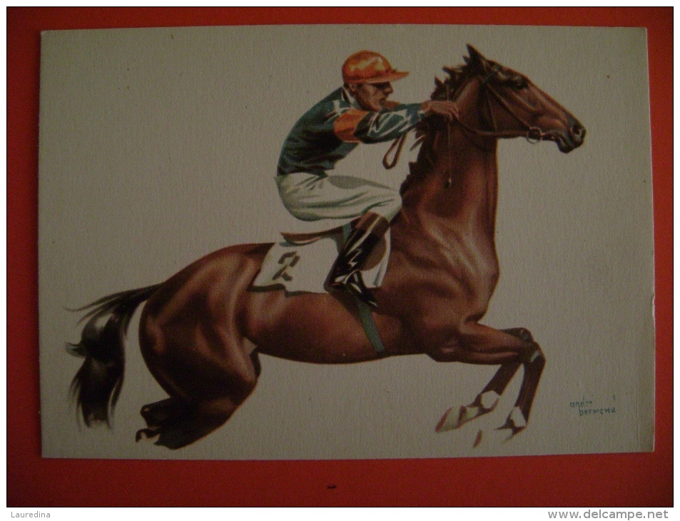 CPM ILLUSTRATEUR BERMOND - JOCKEY - Bermond