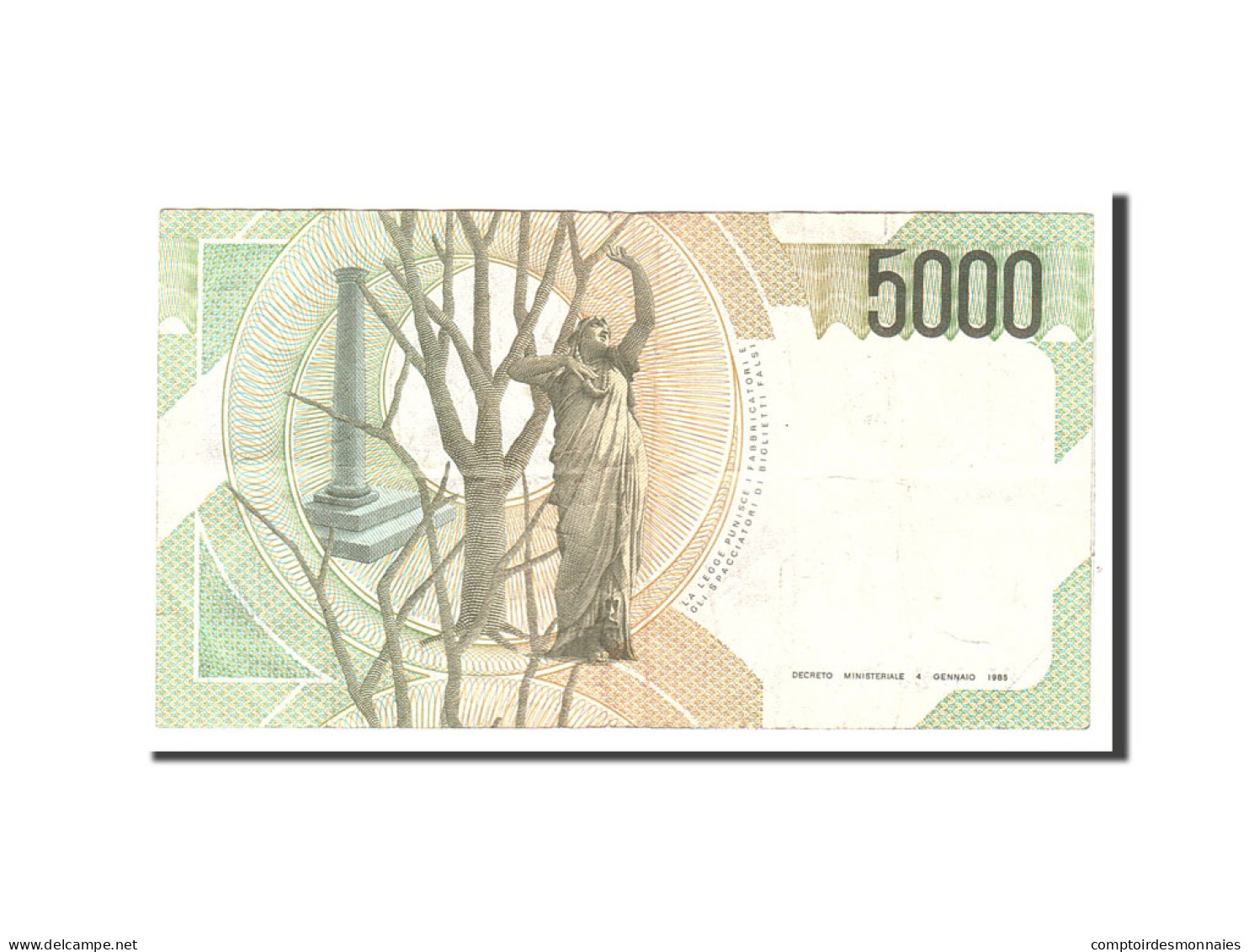 Billet, Italie, 5000 Lire, 1985, 1985-01-04, KM:111b, TB - 5000 Lire