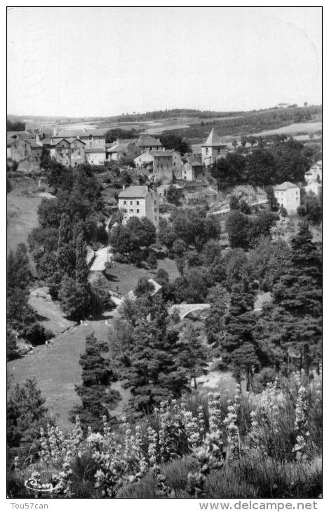 GANDRIEUX - SAINT AMANS - LOZERE  -  (48)  -  CPSM DENTELEE DE 1956. - Gandrieux Saint Amans