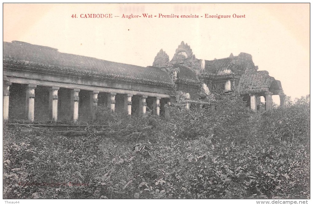 ¤¤  -   44   -  CAMBODGE    -  ANGKOR-WAT  -  Première Enceinte     -   ¤¤ - Cambodge