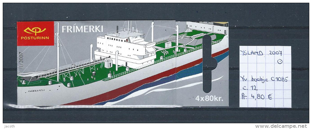 IJsland 2007 - Yv. Boekje C1085 Gest./obl./used - Carnets