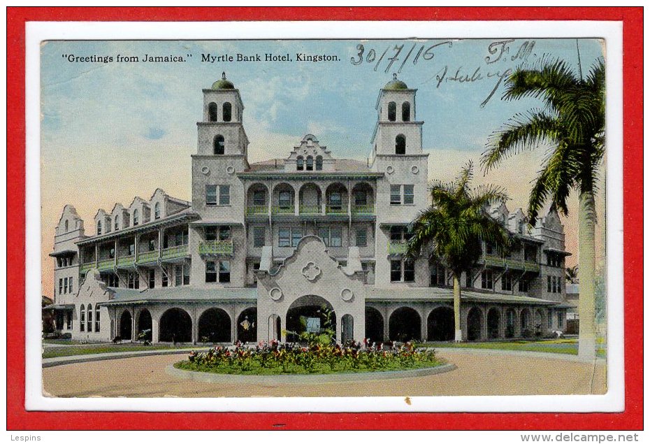 AMERIQUE - ANTILLES -  JAMAIQUE - Myrtle Bank Hotel , Kingston - Jamaïque