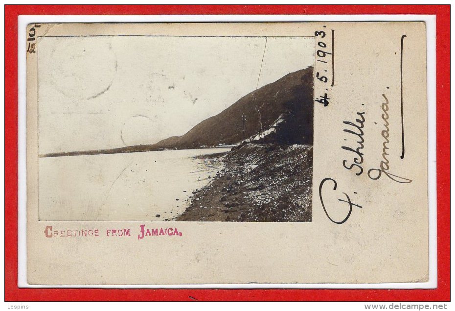 AMERIQUE - ANTILLES -  JAMAIQUE --  Creetings From - Carte Photo - Jamaïque