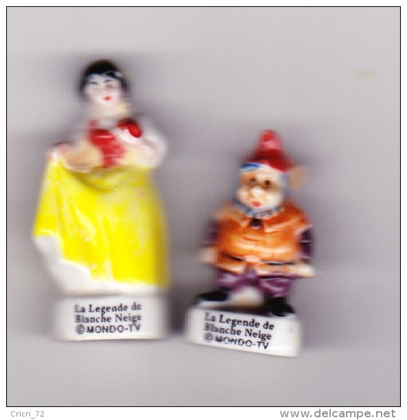 2 Feves La Legende De Blanche Neige Mondo Tv Blanche Neige Nain - Cartoons