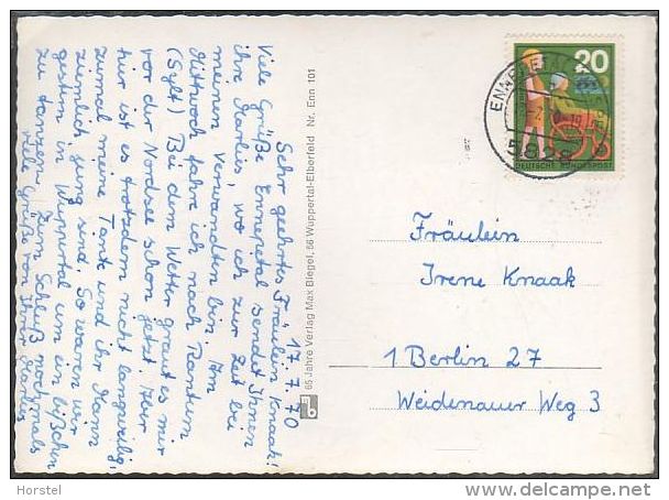 D-58256 Ennepetal - Milspe - Straßenansichten - Stadtsparkasse - Nice Stamp - Ennepetal