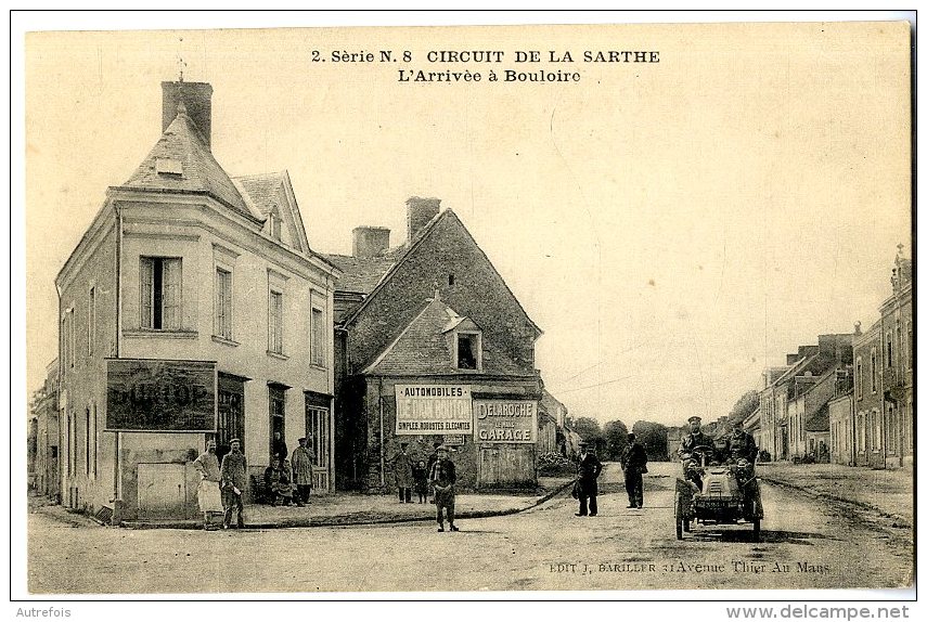 72  CIRCUIT DE LA SARTHE   L ARRIVEE A BOULOIRE - Bouloire